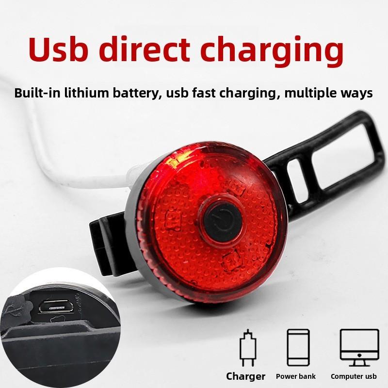 Велосипедный задний фонарь, перезаряжаемый через USB, для ночной езды и приключений на природе