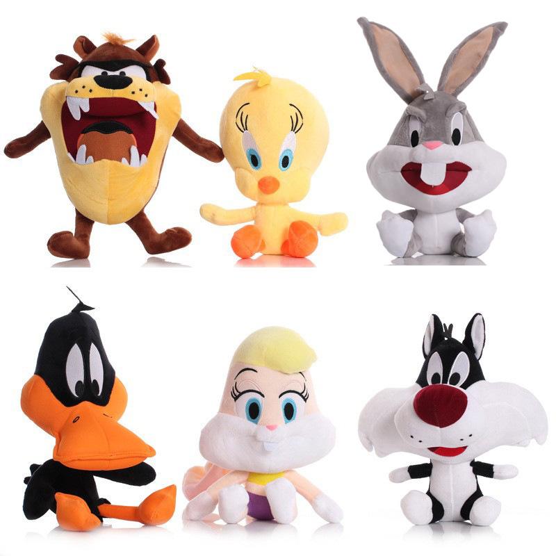 Новая 20 см Классическая мультфильм Looney Tunes Багз Банни Плюшевая игрушка Кукла Твити Циклон Даффи Плюшевая фигурка Детские подарки