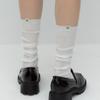 DEPOUND Cotton Rib Knee Socks - Off White