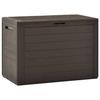 VidaXL Garden Storage Box Storage Chest Outdoor Storage Box Patio Terrace Brown 49442