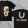 The Used Band 2000 Retro Black Double Sided T-Shirt High-end Luxury Is for Both Men and Women Top Y2k