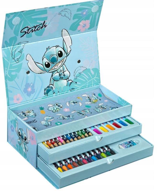 Stitch - Zestaw Artykułów Plastycznych 44 Elementy - Stli4140