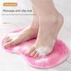 Lazy Silicone Back Scrubbing Pads Non-slip Rubber Comb Foot Pads Exfoliating Bath Brush Body Cleaning Tool Household