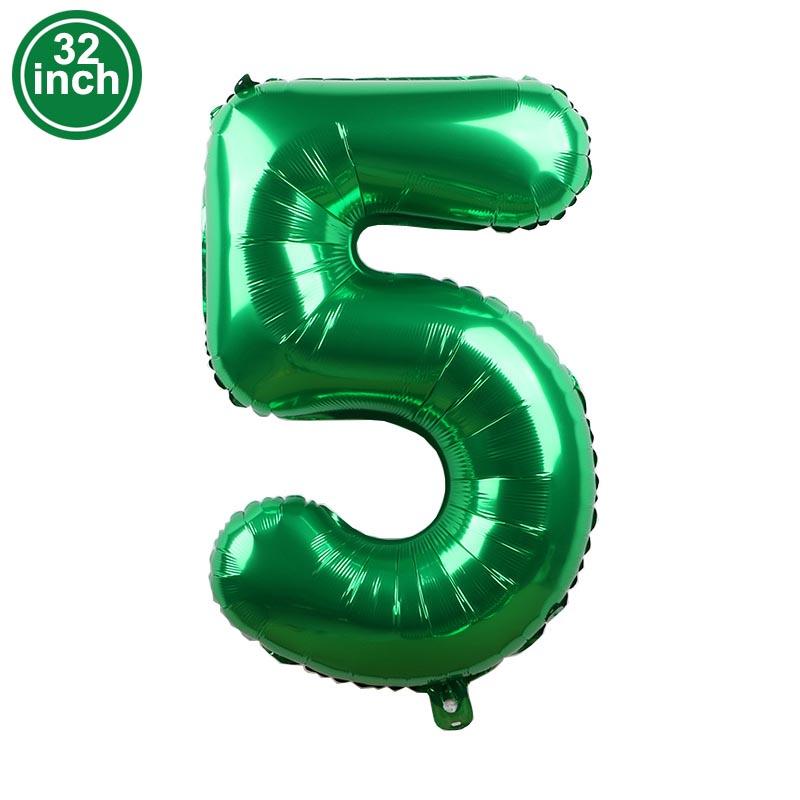 Multi Color Large Numbers 3 Balloon 32Inch 1 2 3 4 5 6 7 8 9 Birthday Ball Red Digit Bachelorette Balloons Figure Golob Balloons