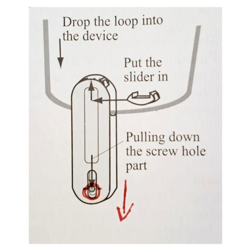 Multipurpose Window Treatments Curtain Cord Tensioner Device Replacement Compatibles With Cord Beads Chain Systems