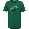 NBA Youth Letter Logo Breathable Sports Short Sleeve T-Shirt Kids Tops Green 3Z2B7BBWZ-CEL