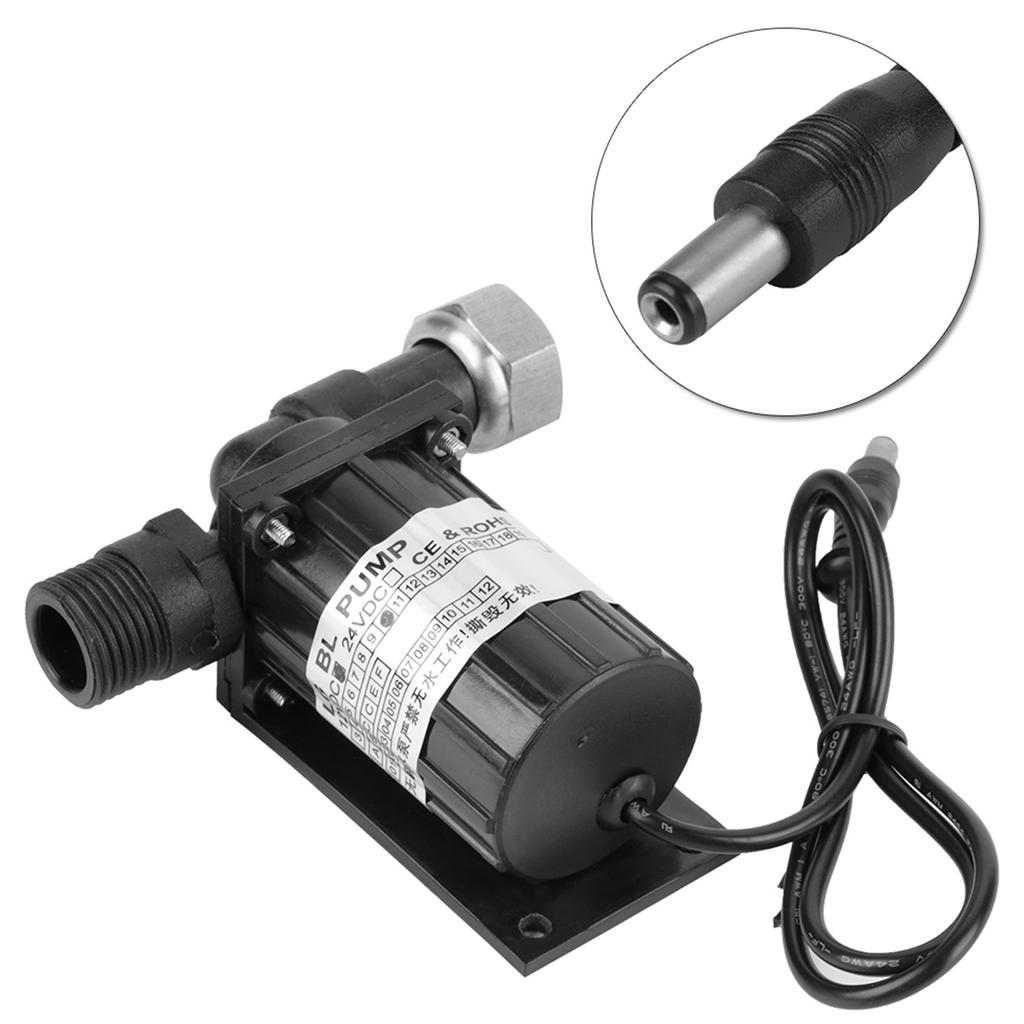 DC 12V 10W Black High Temperature Resistance Circulation Low Noise Brushless Water Pump