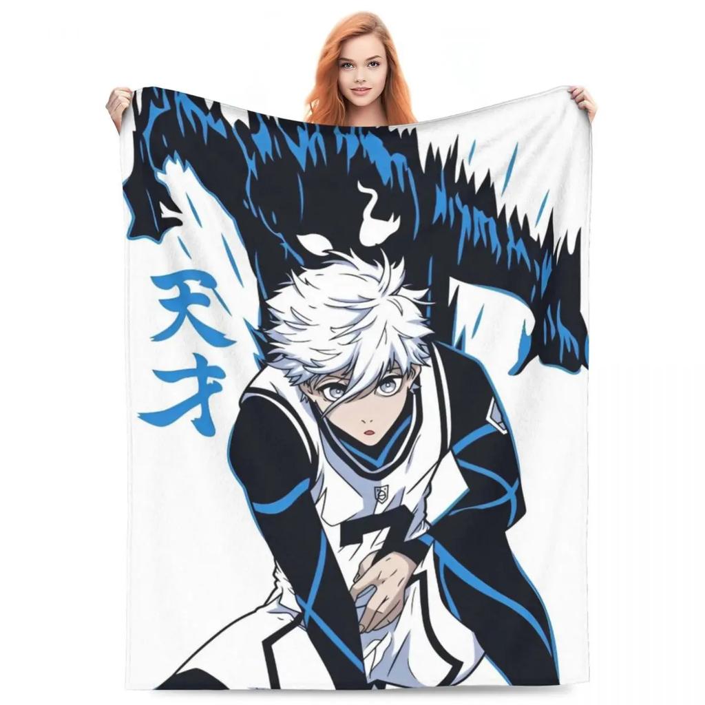 Синяя Тюрьма 2 Одеяла Манга Аниме Плюшевое Новинка Дышащее Накидное Одеяло для Дома Ресторана Весна/Осень