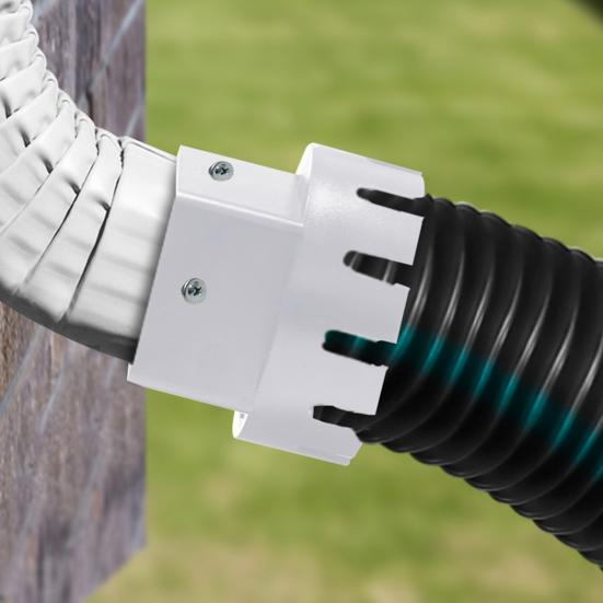 Универсальный адаптер для водосточной трубы, простая установка, улучшение дренажа воды, пластиковый водосточный желоб для удлинителя дренажной трубы