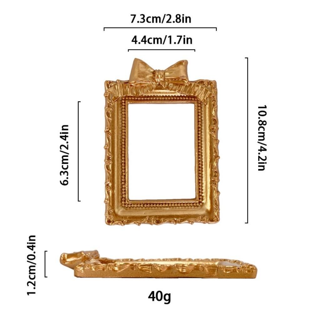 Ретро Стиль Золотой DIY Рамка-витрина для фото DIY Европейские Ретро Мини Рамки для Фото 3D Рельеф Золотые Свадебные Рамки для Фото Подарки