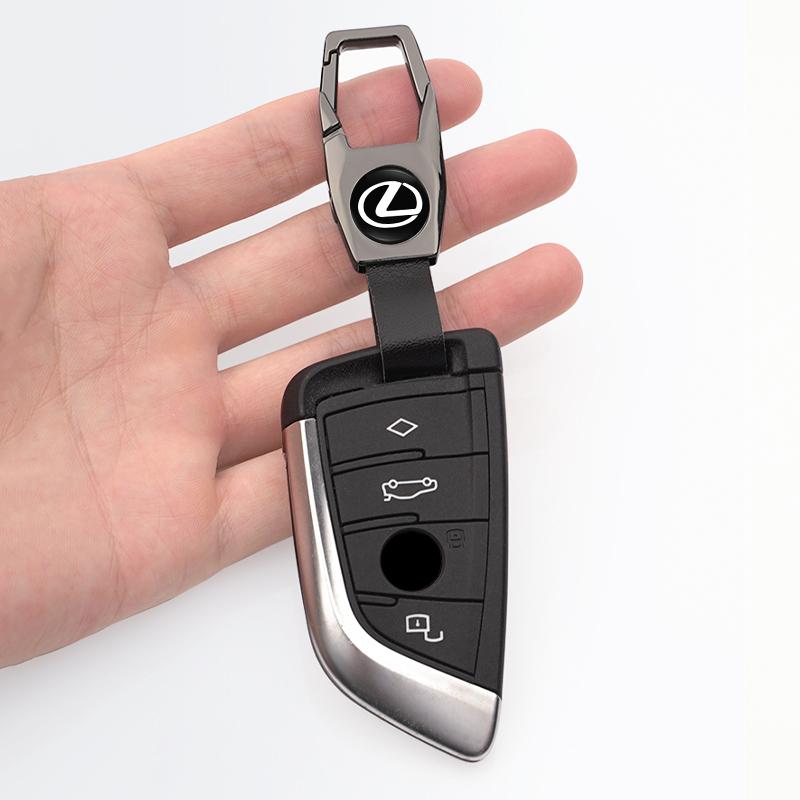 Emblems Car Logo Key Waist Buckle Auto Key Ring Keychains Accessories For Lexus F SPORT ES RX NX LS UX LM LX GX LC RZ IS CT GS R