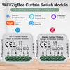 Tuya Умный WiFi Zigbee Модуль переключателя штор для подключенных рольставен и моторов жалюзи Приложение Smart Life Работает с Alexa Google Home