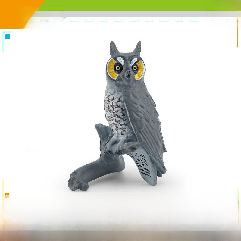 Коллекция ПВХ моделей птиц и животных с сорокой, попугаями и совой для ландшафтного дизайна сада и домашнего декора