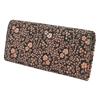Inden Long Bunch Coin Purse Black x Pink American Blue Pattern [Indenya] Кошелек, Кошелек, Q, В комплекте, Оленья кожа, Лак, 2308-51-166
