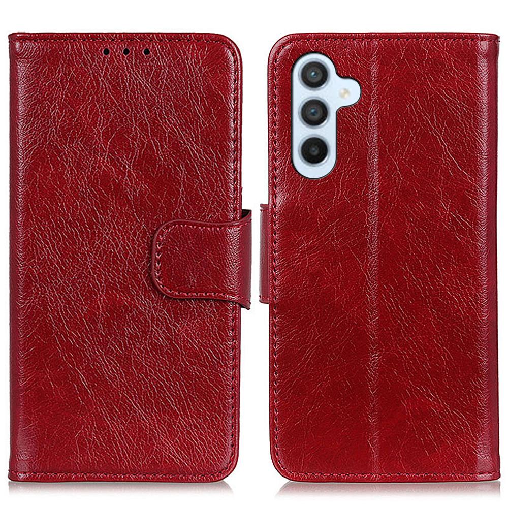 For Samsung Galaxy A37 5G Phone Case Nappa Texture Split Leather Wallet Phone Cover