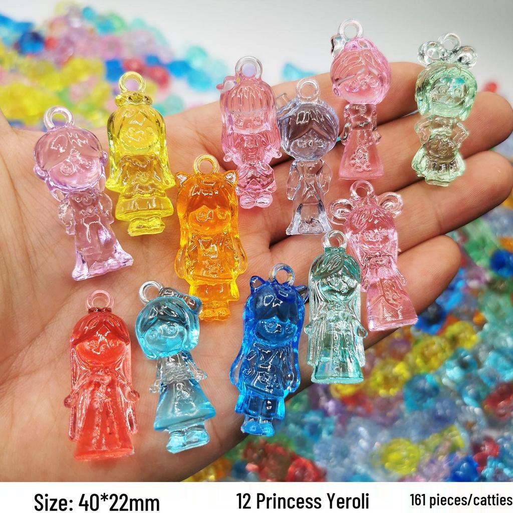 Colorful Mini Acrylic Milk Bottle Cartoon Ornaments - Cute Handmade DIY Decorative Accessories