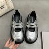 Туфли Мэри Джейн из маленькой кожи женские 2025 лето ретро британский стиль платформа японская платформа круглый носок французские туфли с большим носком