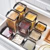 Кухонный ящик для хранения, герметичный контейнер для хранения продуктов, герметичный контейнер для хранения продуктов для кладовой с крышкой для муки, сахара и риса
