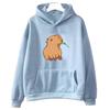 Funny Capybara Print Hoodie Women/Men Kawaii Cartoon Tops Sweatshirt for Girls Unisex Fashion Harajuku Graphic Hooded Pullovers