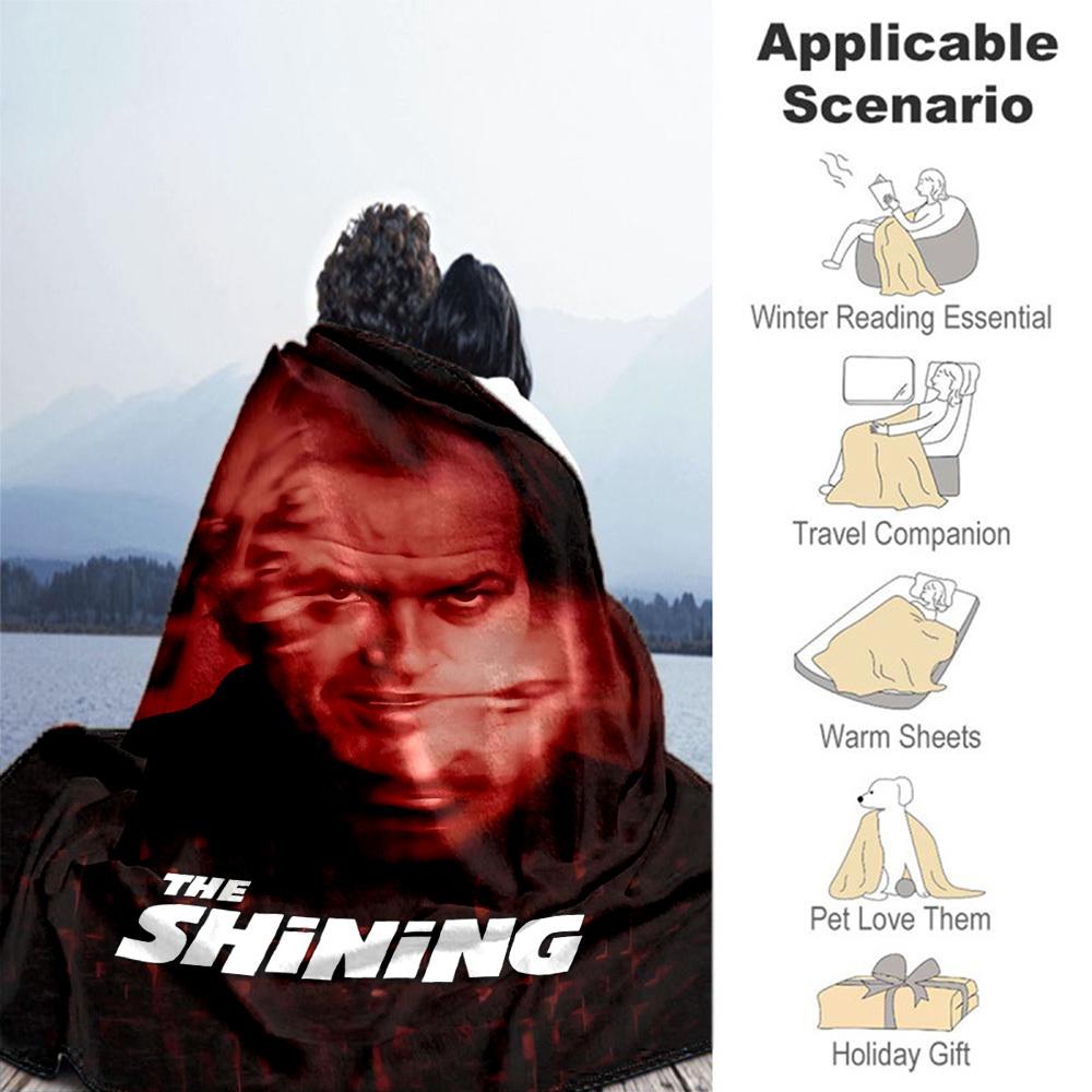 1 шт. THE SHiNiNG Фланелевое одеяло для улицы, мягкий плюш, декор для пикников, кемпинга, спальни, игровой комнаты, офиса1158A