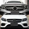 For Mercedes E-Class W213 2016-2020 Front Bumper Grille Gloss Black ABS Material Easy Installation Exterior Tuning Accessories
