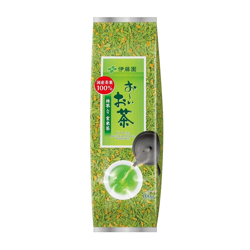 Itoen Oi Ocha Matcha-infused Genmaicha 100g Made 100 Domestic Tea Leaves