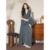 2025 Autumn and Winter New French Style Knitted Cardigan Vest Half Skirt Three Piece Set Casual Sweater Set
