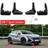 Mudflaps Splash Guards Mud Flap Front Rear Mudguards Fender 4pcs Black Mud Flaps for Changan UNI-T UNIT 2020-2023