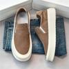 Модные мужские парусиновые туфли повседневные кроссовки для мужчин без застежек вулканизированные удобные мужские туфли на плоской подошве мокасины обувь для вождения Zapatos Hombre
