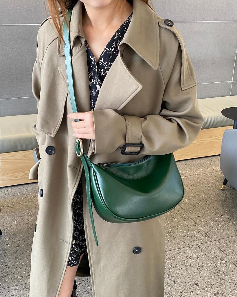 Кожаная женская сумка новая мода сумка-пельмень под мышкой ретро деловая сумка из коровьей кожи на плечо сумка-мессенджер женская сумка-седло