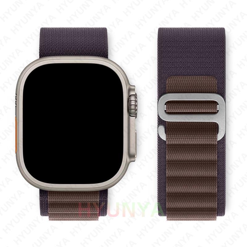 Альпийский ремешок для Apple Watch Band Series 10 9 8 7 SE Ultra 2 41мм 42мм 45мм 46мм 49мм 40мм 44мм IWatch Correa Ремешок Браслет