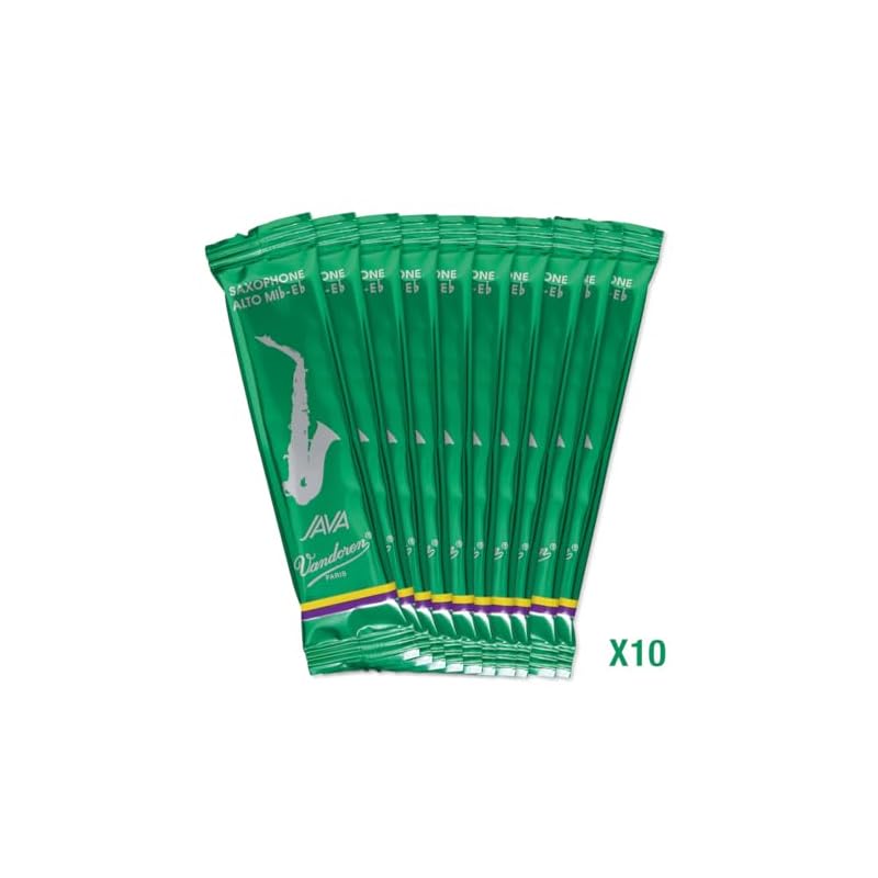 Трости для альт-саксофона Vandoren, Java, Жесткость: 2-1/2 (10 тростей)