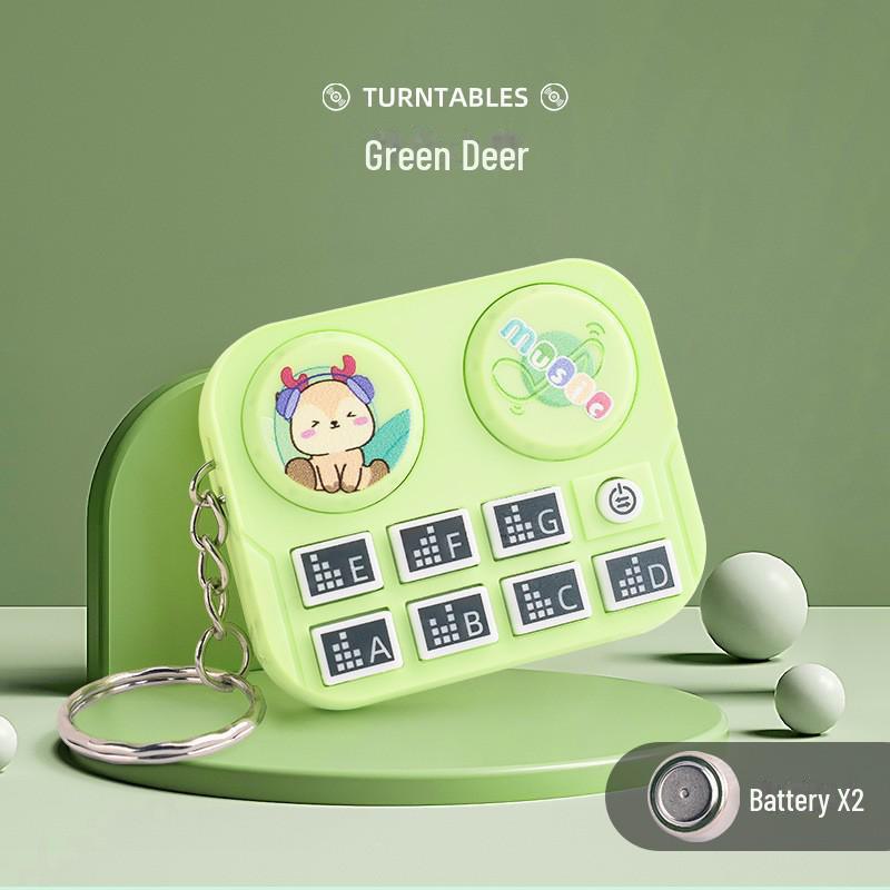 Брелок с мини-игрушкой DJ Player - дизайн в виде животного, подвеска в виде музыкального инструмента, подарок для детей