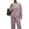 Jordan Мягкая удобная стильная толстовка Flight Fleece Women tops Oxford-Pink FV7054601
