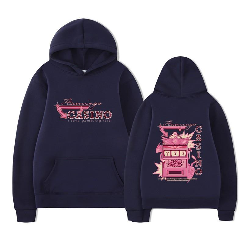 Travis Scott Style Loose Fit Hooded Sweatshirt Men Women Casual Streetwear