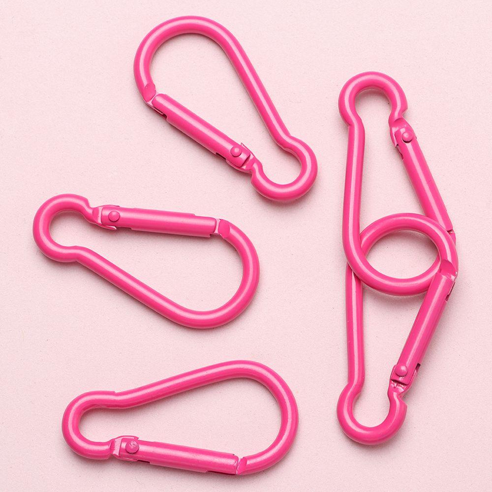 Многоцветный алюминиевый брелок с пряжкой для кемпинга и пешего туризма, карабин из сплава, кнопка для восхождения