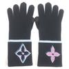 Отличные перчатки LOUIS VUITTON Gong Giant Pop Monogram Glove черная шерсть M73905 Б/У
