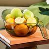 Multi-functional Drain Basket with Handle Thick Stable Large Capacity Hollow Transparent Fruit Vegetable Washing Draining Bowl Kitchen Drainage Basket