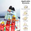 Numberblocks Personalized Text Blanket Multi-purpose Customizable Blanket Ultra-Soft Versatile for Office Chair Bed Picnics Four Seasons Multipurpose