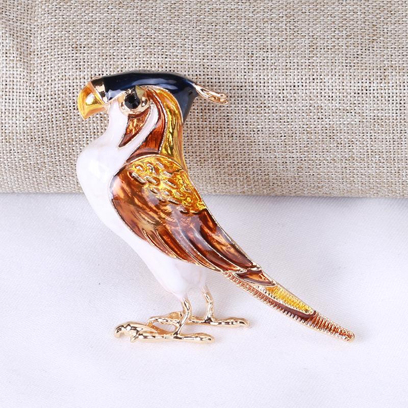 Брошь-эмаль «Дятел» для женщин, прилив, личность, темперамент, куртка, кардиган, корсаж, мода, ретро, универсальная булавка