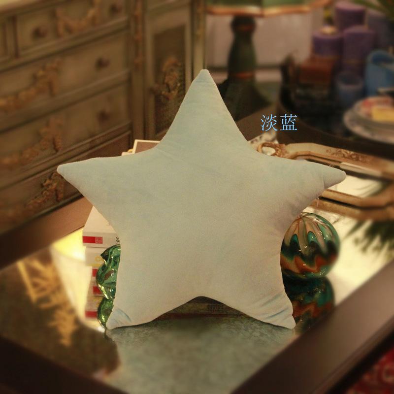 Love Heart Throw Pillow Peach Heart Five-Star Cushion Plush Toy Kindergarten Five-Pointed Star Rag Doll Children'S Holiday Gift