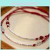 Trendy Red Rope Bracelet For Women Perfect For Tourism Souvenir Gift