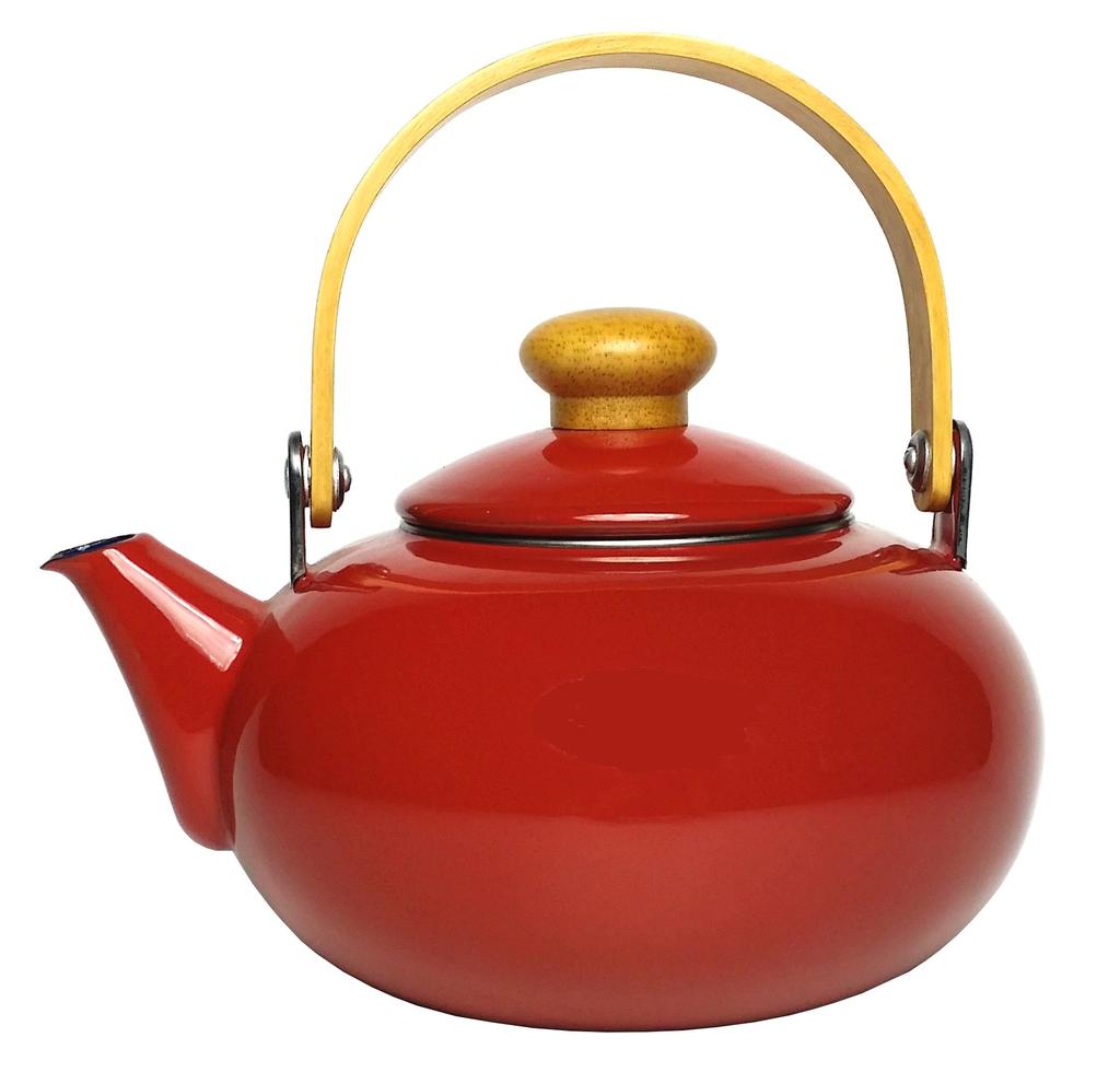 Maekawa Metal Maekawa Metal Miyabi Enamel Kettle Red 2.0L