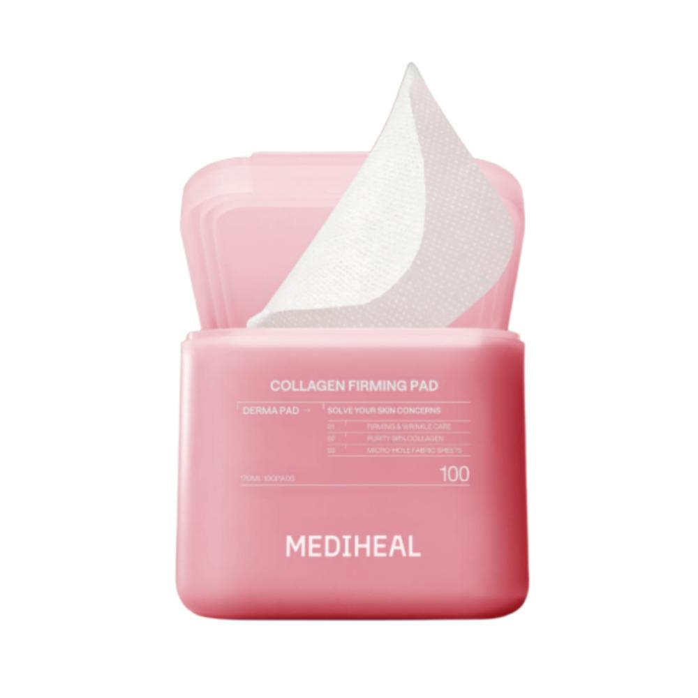 MEDIHEAL Collagen Firming Volume Pad 200 Sheets Elasticity & Plumping Toner Pads