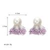 JMXD-Pearl Earrings Women's, Starch Fringed Pendant Earrings, Earrings, Accessories New Products