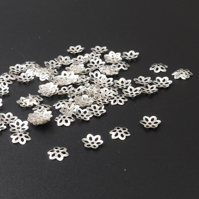 100 шт./упак. Цветочная бусина, колпачок, бисер, разделитель, кусочек, емкость для браслета, ожерелья, изготовление, материал ручной работы