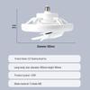 360° RGB вращающийся вентилятор-светильник с пультом ДУ, цоколь E27, бесступенчатое затемнение, трехцветное управление