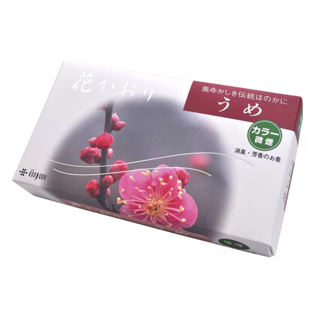 Ароматическая палочка Flower Kaori серии Kunjudo Flower Kaori Plum Fine Smoke #636