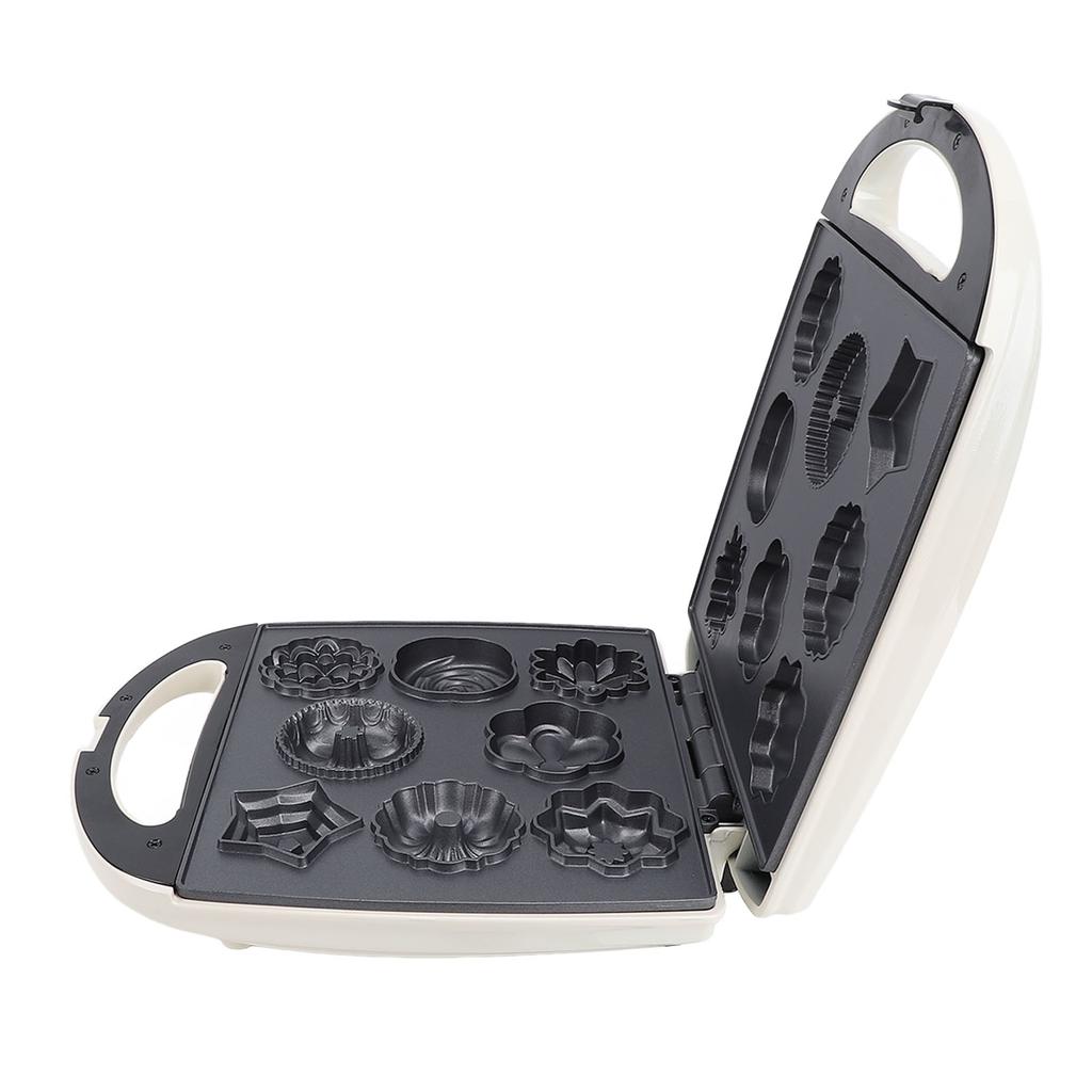 Печенье для выпечки 8 отверстий Multi Shapes Antiprigar 1000W Двусторонний подогрев Завтрак Машина для приготовления блинов