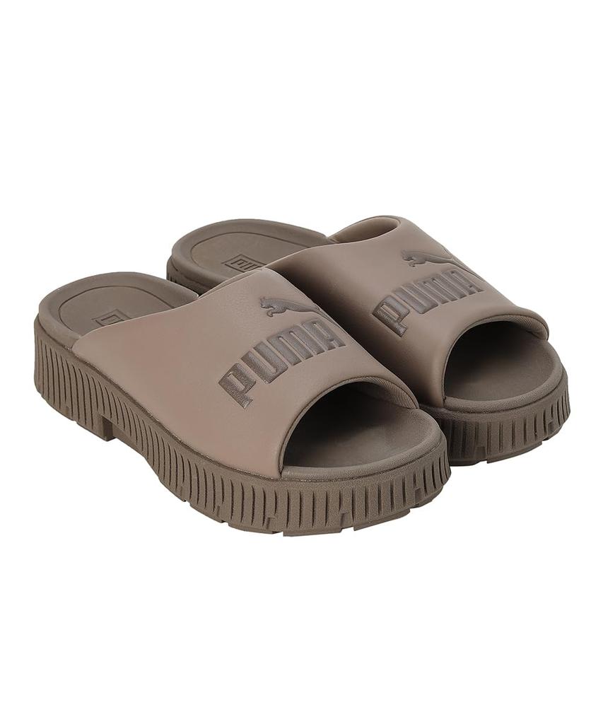 Puma Кроссовки Dinara на платформе 2024 Totally Taupe Размер см Женские, Весенне-летний вариант, (02), 23,0